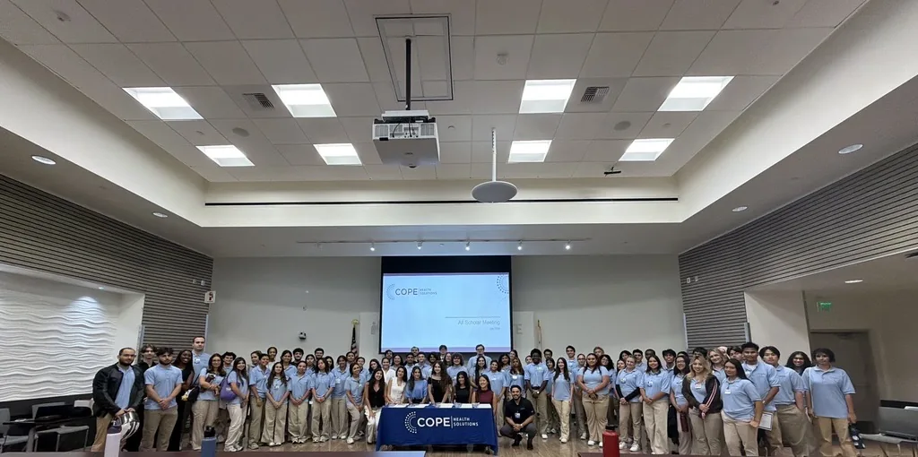 Health Scholars at a site-based All Scholar Meeting