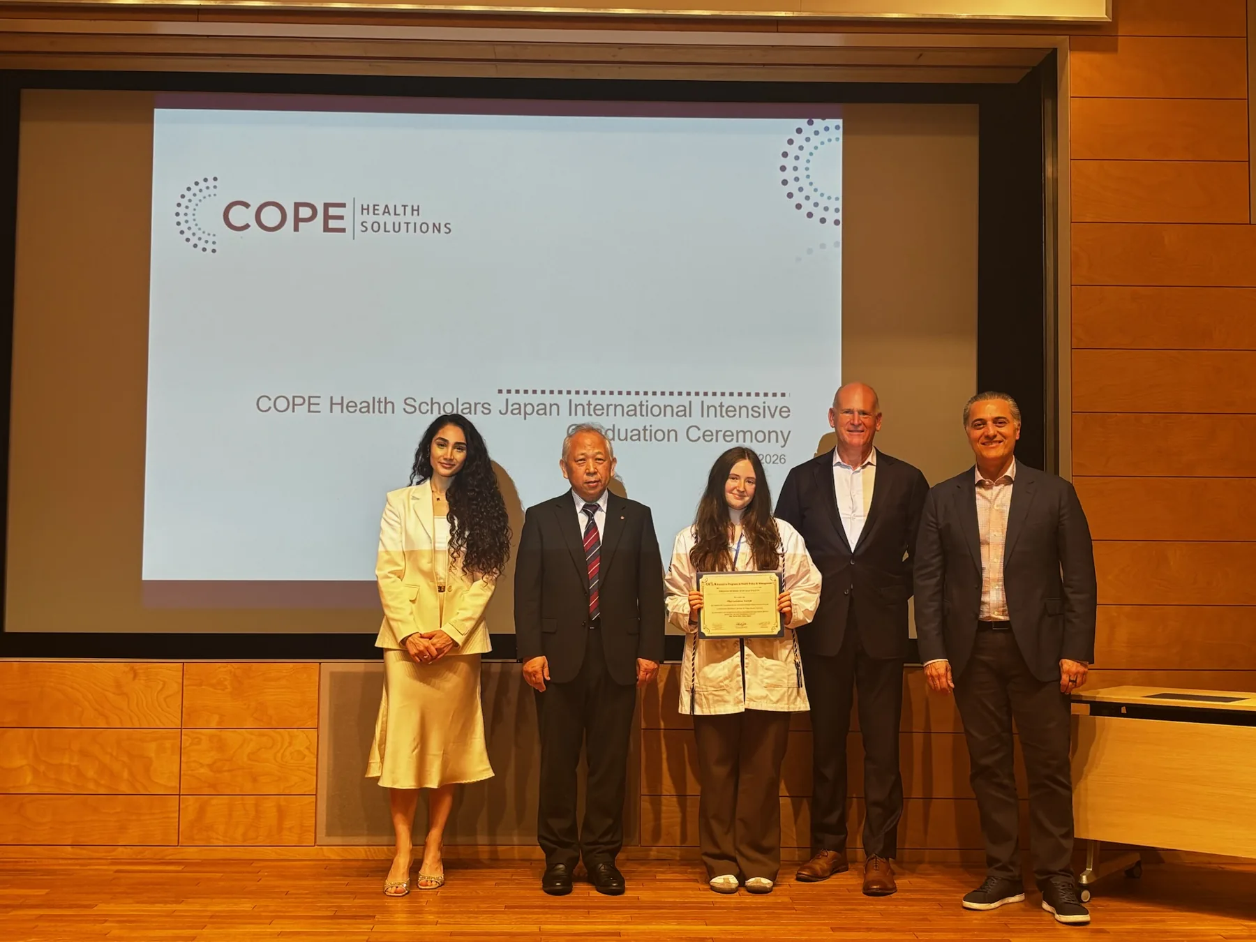 COPE Health Scholars at the Japan International Intensive in Tokyo
