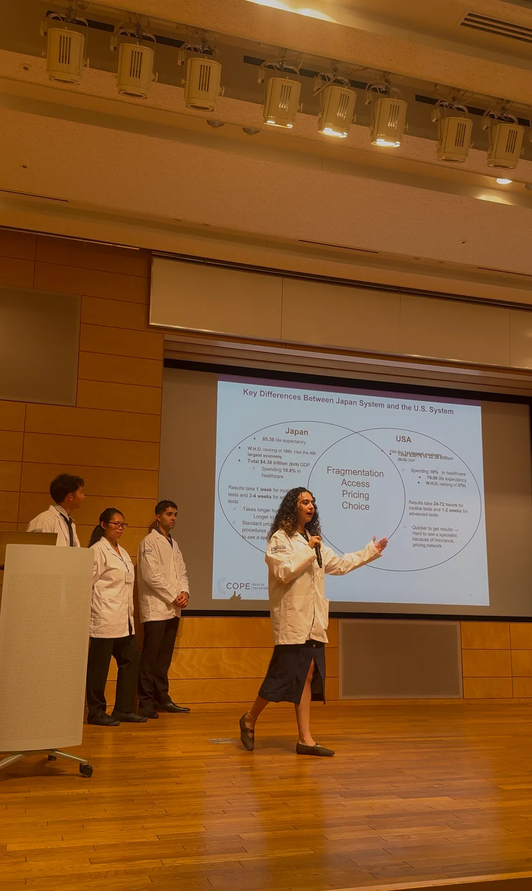 COPE Health Scholars at the Japan International Intensive in Tokyo