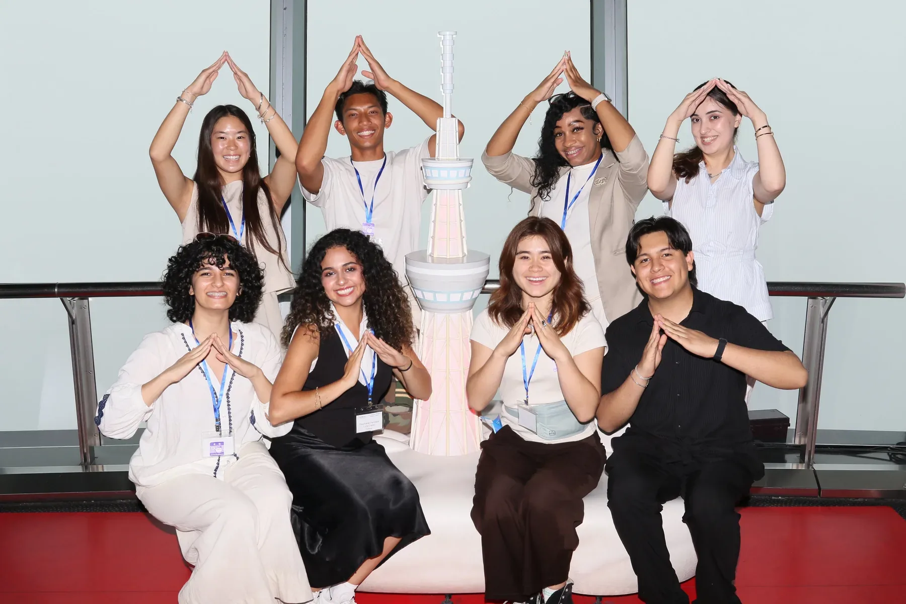 Scholars at Tokyo Skytree during the Japan International Intensive